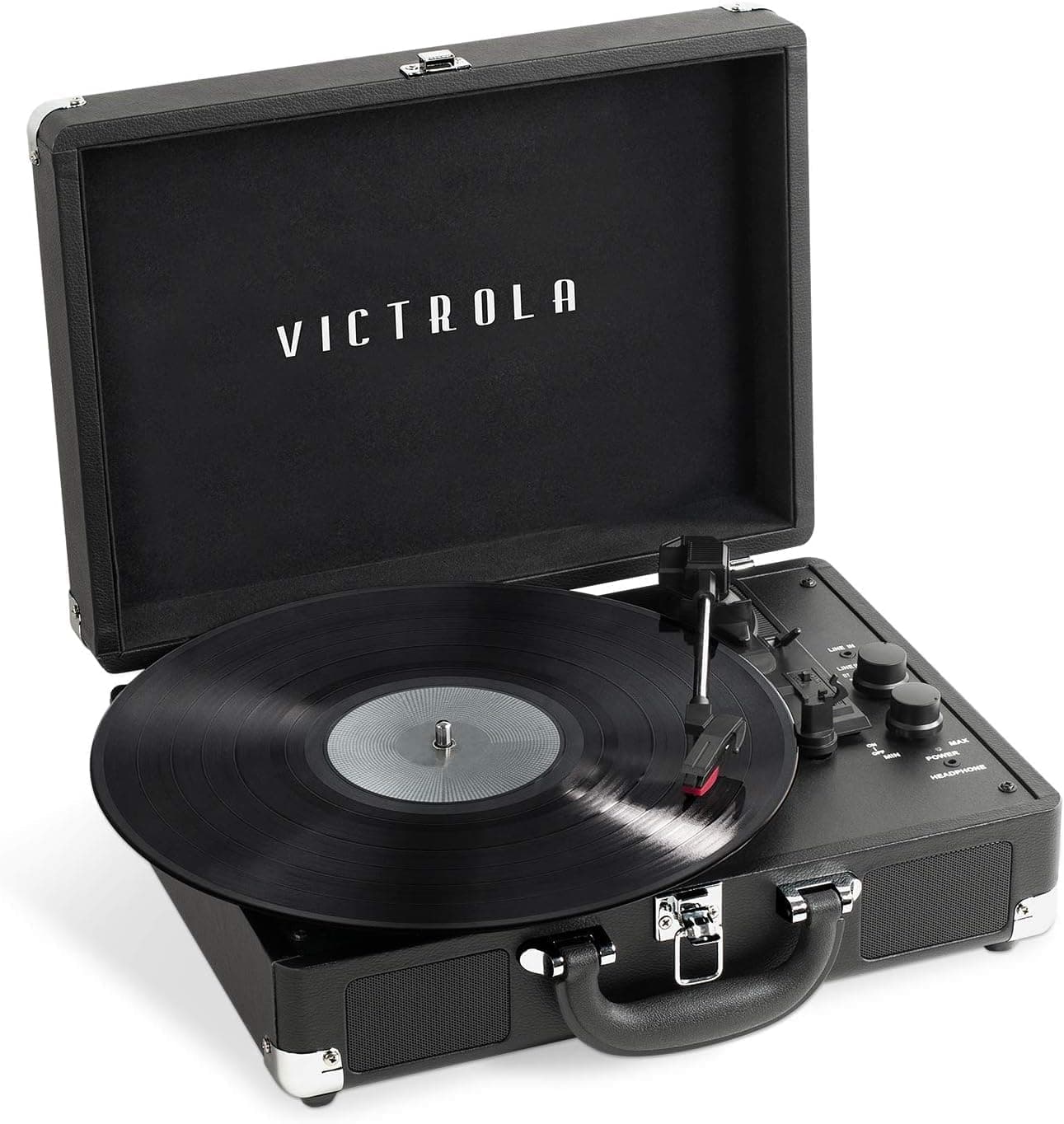 The Journey + Suitcase Record Player with Bluetooth Streaming