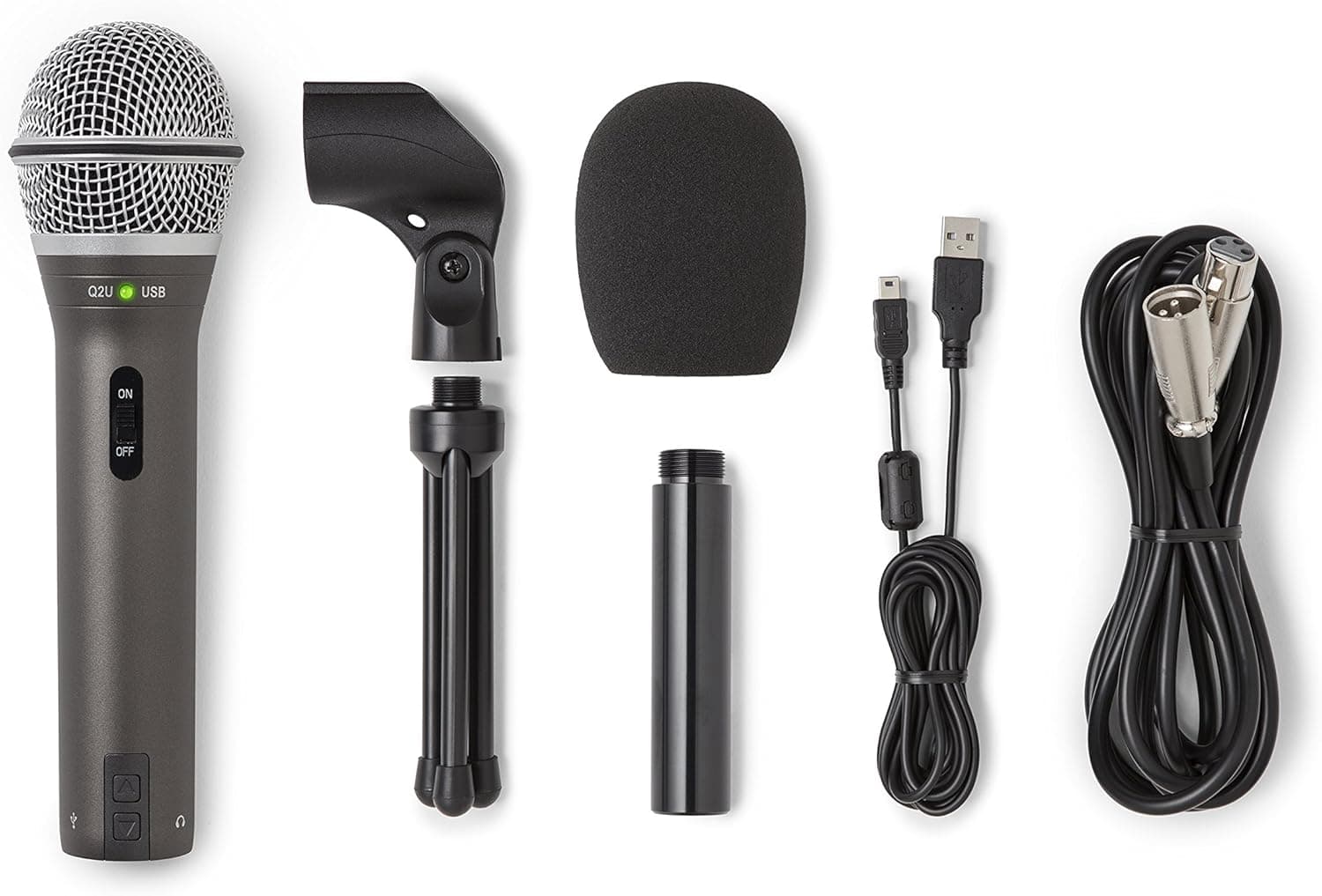 Q2U Recording and Podcasting Pack w/ Klark Teknik CT-1