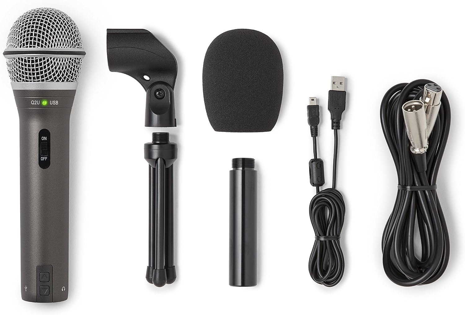 Q2U Recording and Podcasting Pack w/ Klark Teknik CT-1